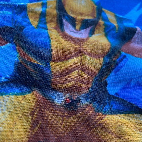 🛌 🔥 Vintage X-MEN Wolverine flat/fitted sheets - Picture 4 of 11